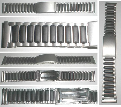 Materialmix uhrenarmband gummi - uhrenarmband,