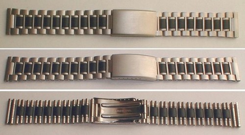 Stahl uhrenarmband typ - stahl-pu,